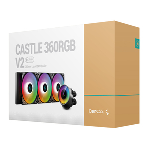 หม้อน้ำระบายความร้อนด้วยน้ำ DeepCool Bastion 360 V2 ARGB สำหรับซีพียู Intel AMD ระบบระบายความร้อนด้วยน้ำสำหรับพีซี พัดลมระบายความร้อนด้วยน้ำขนาด 360 มม. สำหรับซีพียู - Product Image 4
