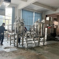 Réservoir de stockage de parfum Sipuxin 280L avec système de mélange, cuve de stockage d'huile et de liquides en acier inoxydable pour l'industrie cosmétique et chimique
