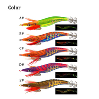 Tolure OEM 20g ABS Plastique 3D Yeux de poisson Lumineux Appât artificiel dur de haute qualité Crevette Jig pour la pêche au poulpe Calmar Parapluie