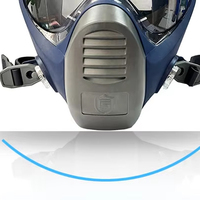 Respirateur KN95 réutilisable en silicone, demi-masque jetable anti-poussière, cartouche filtrante anti-virus, peinture chimique en aérosol