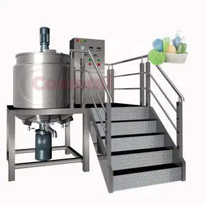 liquid soap bath soap shampoo conditioner making mixer machine Toiletries production machinery equipment