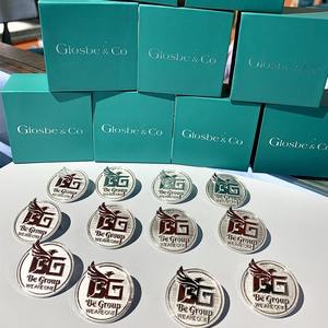 Fabricación de Joyería Personalizada con Logotipo Corporativo de Vietnam en Acero Inoxidable Dorado y Plateado - Edición BEGROUP - Product Image 4