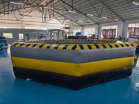 Jeu d'obstacles rotatifs gonflables pour adultes Jeu de poteau rotatif gonflable pour enfants Jeu de rotation gonflable