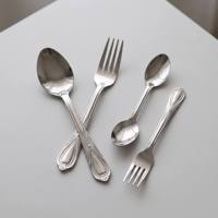 Ensemble de couverts légers en acier inoxydable 5 pièces (couteau, fourchette, cuillère) – Vente directe usine – Compatible lave-vaisselle pour cuisine