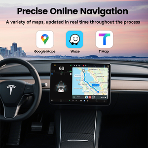 โมดูลอะแดปเตอร์เชื่อมต่อ Wireless CarPlay Android Auto สำหรับ <span class=keywords><strong>Tesla</strong></span> <span class=keywords><strong>Model</strong></span> 3 <span class=keywords><strong>Model</strong></span> Y <span class=keywords><strong>Model</strong></span> X <span class=keywords><strong>S</strong></span> อัปเกรดหน้าจอ OEM - Product Image 3