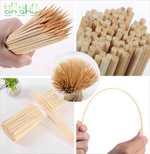 Bâton <span class=keywords><strong>de</strong></span> brochettes en bambou long jetable pour une utilisation en plein air BBQ Party Set d'outils <span class=keywords><strong>de</strong></span> barbecue écologique et résistant à la chaleur 50cm facile à nettoyer - Product Image 2