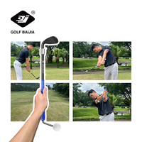 Golf Gold Internal Rotation Swing Trainer - bleu Maîtrisez la libération retardée du swing, pour droitiers.