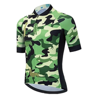 Tourista 2024 Nouveau Short de Cyclisme Adulte Unisexe Camouflage Confortable Séchage Rapide Respirant Imprimé par Transfert Thermique