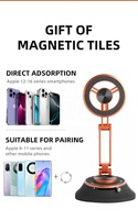 Support magnétique pour téléphone de voiture 360° °   Support de téléphone portable magnétique réglable et robuste pour iPhone 15 14 13 Pro Max Samsung Xiaomi