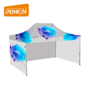 PDYEAR Oxford Polyester Bannière 10x10ft 3x3m Tente Photo Booth Pop Up Aluminium Événement Extérieur Étanche Plage Soleil Abri - Product Image 6