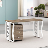 Table de bureau classique tiroir de bureau Table de bureau Simple en bois MFC bureau mobilier de bureau moderne Table de travail