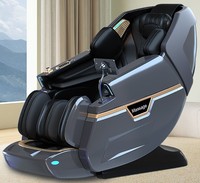 OEM-Fabrik C69 High-End 4D Smart Chip Zero Gravity 6D Massagesessel Premium Intelligente KI-Sprachsteuerung Tragbarer Ganzkörpermassagesessel