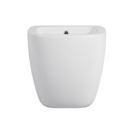Bidet mural moderne Rofan TG19 en céramique blanche, certification CE, buse de pulvérisation verticale, auto-nettoyant, design élégant, hygiénique