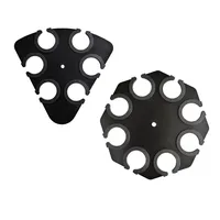 Support de microphone portable réglable Support multimicrophone Mains libres Cardioïde Polar XLR Manchon en silicone Pince à vis de montage