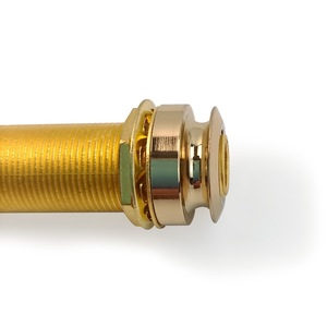 1/4 Zoll (6,35 mm) TS Mono Gewinde-Zylinder-Endpin-Klinkenbuchse aus Metall für Akustik- und E-Gitarren-Tonabnehmer-Ersatz - Product Image 3