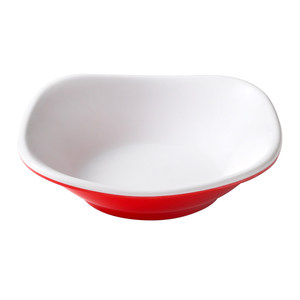Bandeja de melamina con juego de tazones y platos para uso en restaurantes y buffets, diseño de color sólido. - Product Image 5