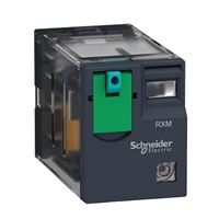 Relay Miniatur Schneider RXM4CB2BD 24V DC 5A 4CO Asli dengan LED