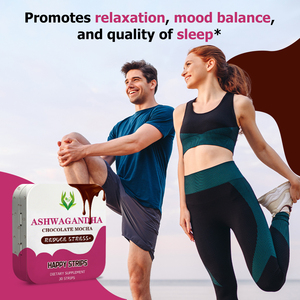 ช็อกโกแลตมอคค่าผสมอัชวากันธาแบบ OEM สำหรับแบรนด์ส่วนตัว ช่วยลดความเครียด ส่งเสริมความสงบ ผ่อนคลาย และช่วยเสริมสร้างอารมณ์ดี - Product Image 6