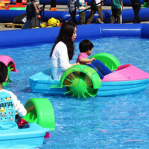 Bote de Remo Inflable Portátil de Plástico para Piscina, Bote Acuático de Diferentes Colores para Niños y Adultos - Product Image 1