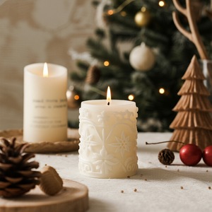 Custom <b>Mold</b> Making Pillar <b>Candle</b> Silicone <b>Molds</b> Christmas Embossing Printing DIY <b>Candle</b> Ornament <b>Molds</b> - Product Image 3