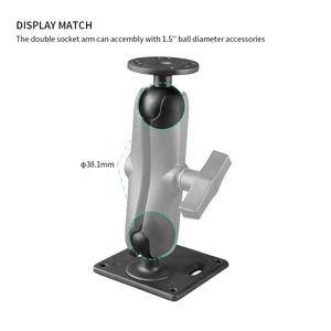 15เซนติเมตรมาตรฐานความยาวปานกลางคู่แขนซ็อกเก็ตสำหรับ <span class=keywords><strong>C</strong></span> ขนาด1.5 "ฐานลูกสำหรับ RAM Mounts - Product Image 2