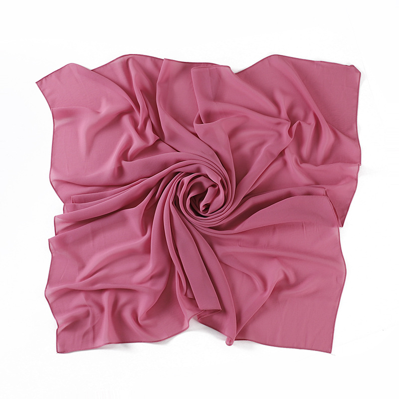 Wholesale Latest Design Muslim Chiffon Square Scarf Hijab Fashion Arabic Scarfs