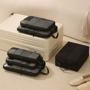 Set di 6 Borse da Viaggio Espandibili in Tessuto Oxford Comprimibile T400, Cubi per Organizzazione e Stoccaggio Conveniente - Product Image 1