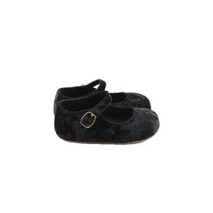 Wholesale Girls Party Shoes Spring Summer Eco-friendly Velvet Lace-up Flat <b>Mary</b> <b>Jane</b> Children Shoes Genuine Leather Upper - Product Image 4