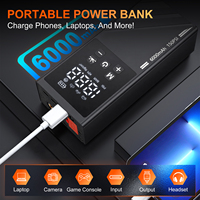 Nouvelle Arrivée Pompe à air longue autonomie pour gonflage et activation de l'unité de purification d'air 12V 6000mAh