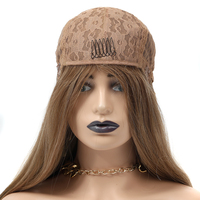 Perruques ondulées naturelles en cheveux vierges européens pour femmes juives, Sheitel brun à accents dorés, aspect naturel HD, densité 250%, longues