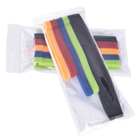 Attaches-câbles auto-agrippants réutilisables double face en nylon écologique et coloré