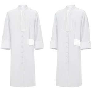 Nouvelle Robe de Cosplay d'<span class=keywords><strong>Avocat</strong></span> Médiéval, Vêtement Sacerdotal Gothique, Cape Longue de Chorale d'Église pour Costume de Spectacle d'Halloween - Product Image 2