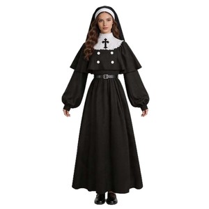Disfraz de Monja Sacerdotisa de la Iglesia Católica María Magdalena para Mujer CARR-023 - Product Image 1