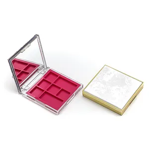 7 Color Wholesale Empty Eyeshadow Palette Private Label Eyeshadow Palette For Make Your Own Cosmetic