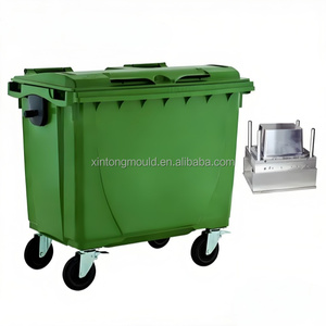 Ra cửa kích thước lớn Thùng rác nhựa Thùng rác có thể khuôn rác ép nhựa khuôn - Product Image 3