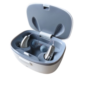 Aide auditive numérique rechargeable de haute qualité, puissante, contrôlée par application, auto-ajustable, pour le soulagement de la perte auditive - Product Image 3