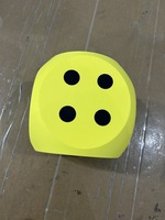 Set Dadu RPG Polihedral DND Logo Kustom Plastik Sudut Bulat Dadu Heksahedron untuk Permainan dengan Tas Pembawa Harga Pabrik
