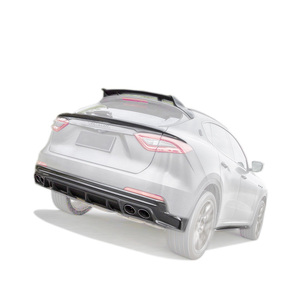 Kit de cuerpo de fibra de <span class=keywords><strong>carbono</strong></span> para Maserati Levante faldones laterales de labio delantero valencias superiores delanteras difusor trasero para Maserati Levante bodykit - Product Image 4