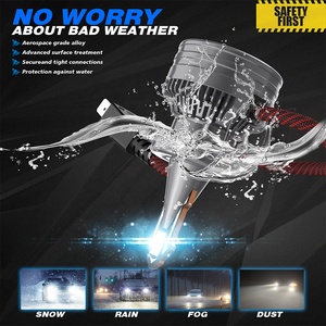 Faros Delanteros LED H7 Sunshiny, Faros Delanteros para Camión H7 de 8400 lm y 70 W, Sistemas de Iluminación LED H7 H4 para Camiones, para Automóviles y <span class=keywords><strong>Camionetas</strong></span> Universales - Product Image 4