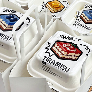 Bán buôn tùy chỉnh dùng một lần giấy các tông bao bì thực phẩm bù đắp <span class=keywords><strong>Burger</strong></span> hộp cho Sushi khoai tây chiên chiên gà dầu-bằng chứng - Product Image 5