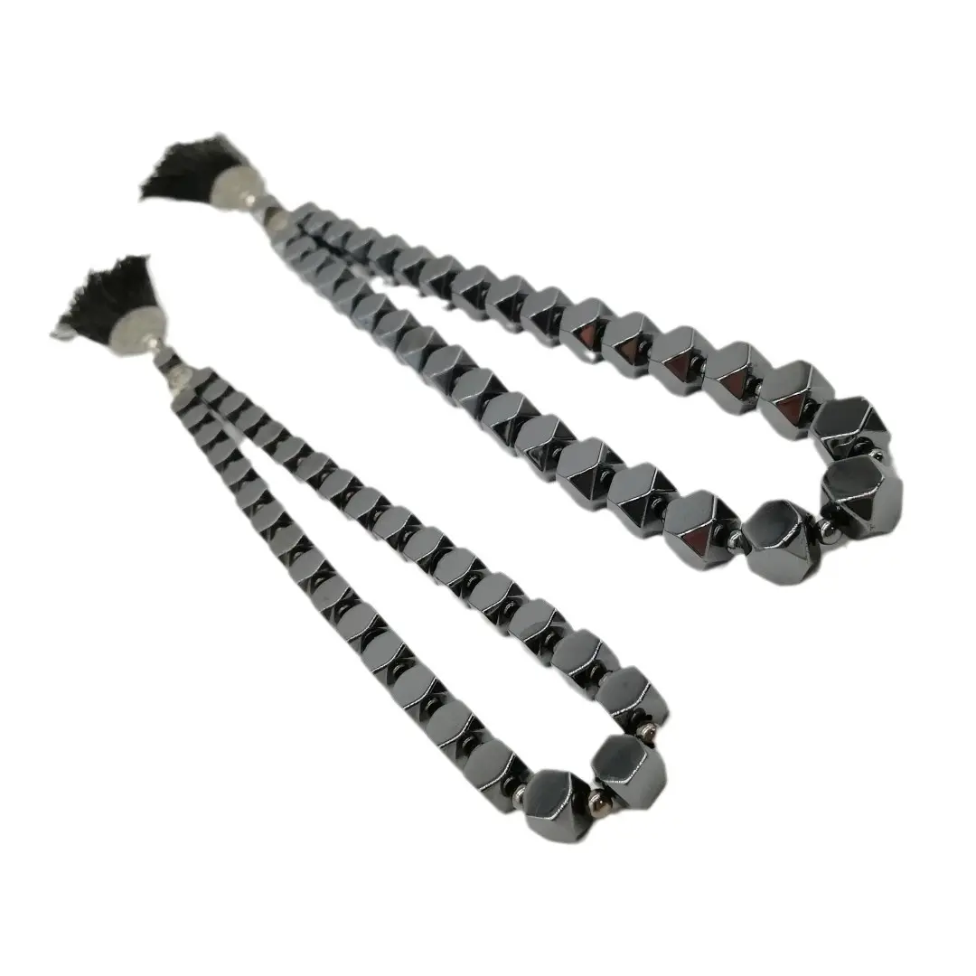 Amazon Lazada Hot Bán 33 Tasbih Đa Diện Hematite Chuỗi Mân Côi Hạt Hồi Giáo Ả Rập Cầm Tay Ban Đầu Tasbeeh