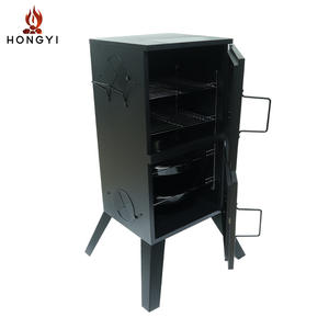 Four à pizza sans fumée multi-couches Hongyi, fumoir au charbon de bois, barbecue portable de style armoire pour l'extérieur - Product Image 2