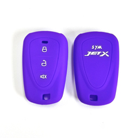 Housse de clé de moto en silicone souple en gros, étui de protection pour clé télécommande intelligente pour Fiddle 4 5 Cruisym 150, entrée sans clé pour SYM