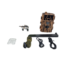 Caméra de chasse infrarouge 4G LTE 60MP 1080P HD CMOS, caméra de surveillance de la faune, vision nocturne, étanche, piège photo, contrôle par application, carte SIM