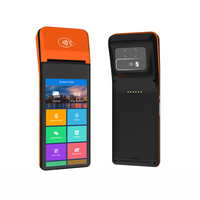 Lecteur de carte de débit NFC Android 13 4G Pos 6 pouces Smart Handheld Scanner Machine de paiement avec imprimante 58mm
