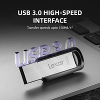 Clé USB 3.0 Lexar M400 128 Go Premium Durable Neuve 150 Mo/s Garantie 5 Ans Étanche Antichoc Cryptage AES pour