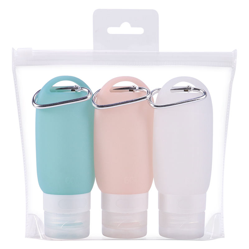 3 pack x60ml with Carabiner-EVA bag