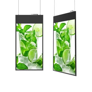 Kép độ sáng cao Cửa Hàng Trần TREO LCD Bảng điều chỉnh Đăng quảng cáo kỹ thuật số cửa sổ signage hiển thị - Product Image 1