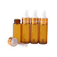 Bouteilles d'aromathérapie transparentes de 2 ml personnalisées LANJING pour huiles essentielles