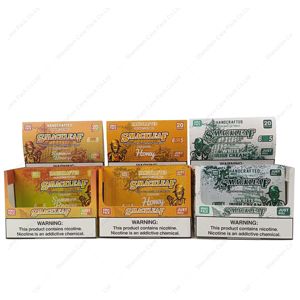 Benutzer definierte Tabak Fronto Grabba Blatt Reiß verschluss Sachet Zigarre Verpackung Kunststoff verpackungen mit Papier Display Box - Product Image 6